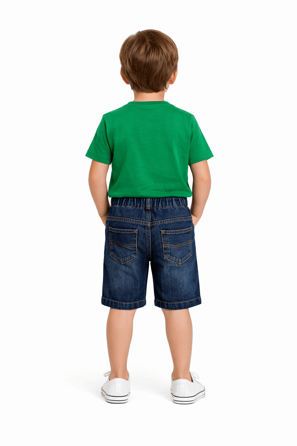 Bermuda Jeans Cintura Elástica Masculina - Miniatura 2