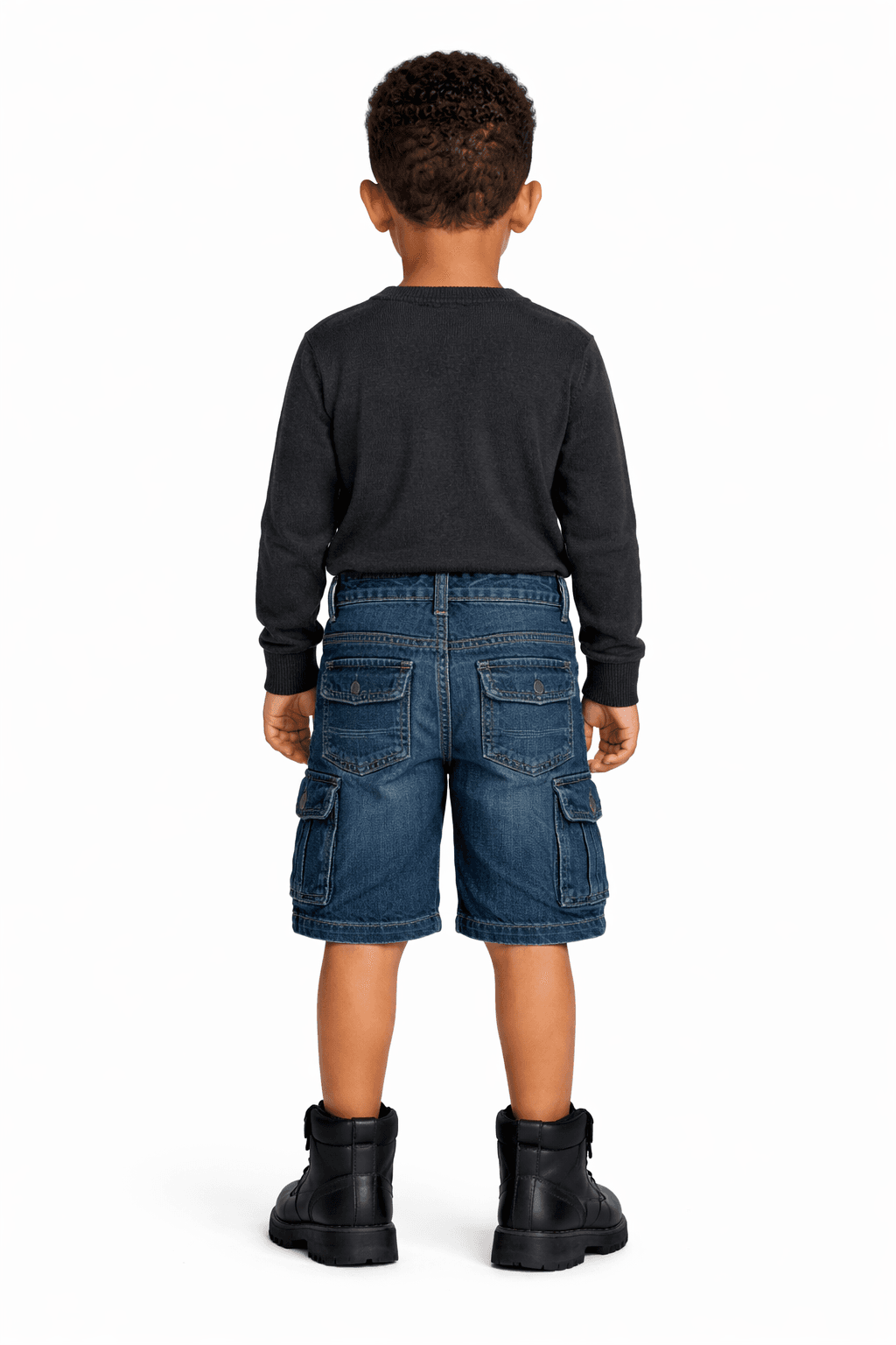 Bermuda Jeans Masculina Cargo Reforçada - Miniatura 2