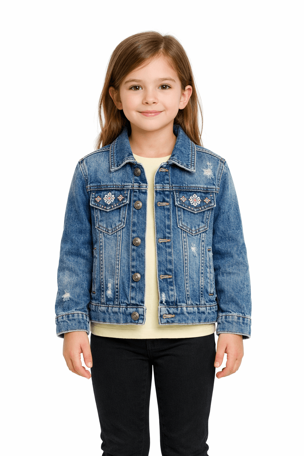 Jaqueta Jeans Estonada Feminina